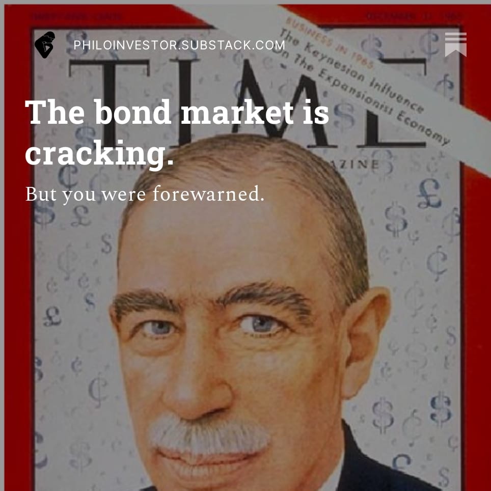 The bond market is cracking.
